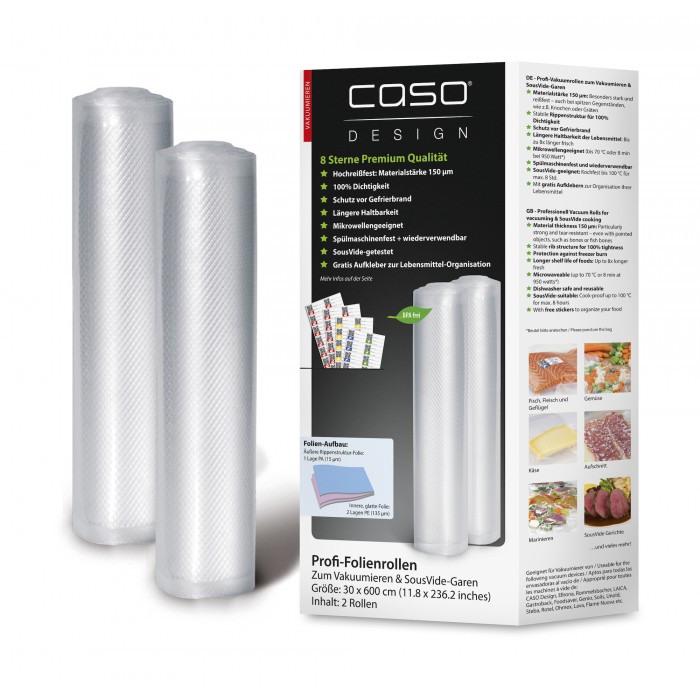 CASO foil roll 30x600 cm, 2 units